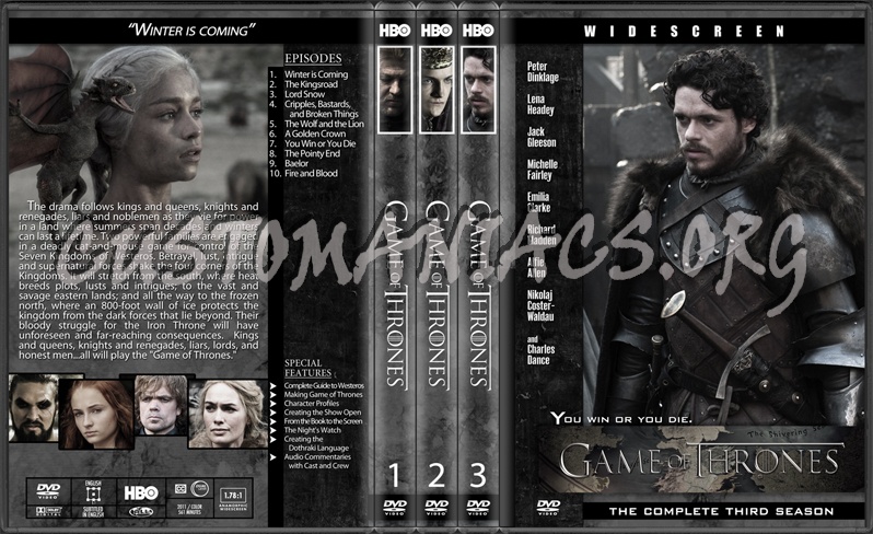 Game of Thrones dvd cover