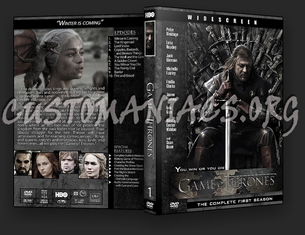 Game of Thrones dvd cover