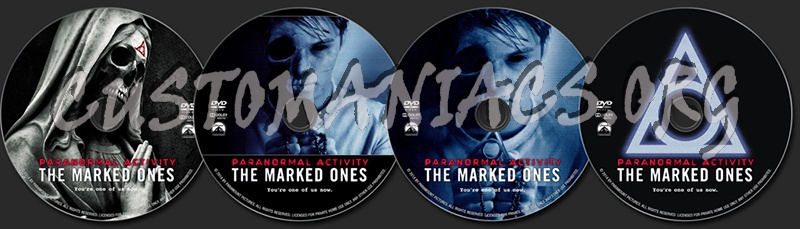 Paranormal Activity: The Marked Ones dvd label