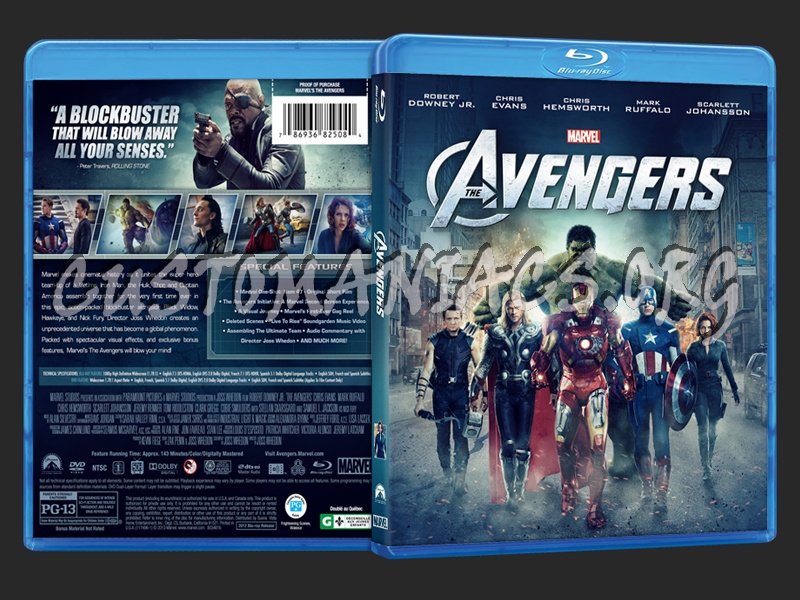 The Avengers blu-ray cover