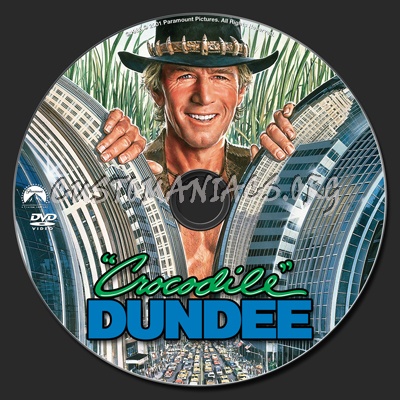 Crocodile Dundee dvd label