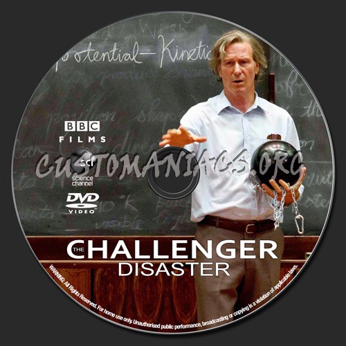 The Challenger Disaster dvd label