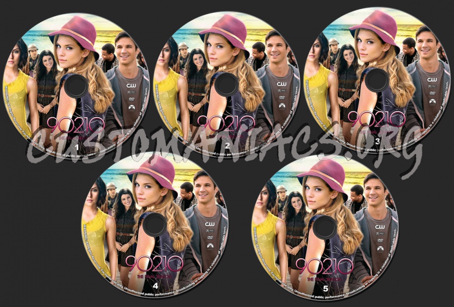 90210 - Season 5 dvd label