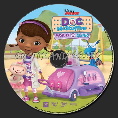 Doc McStuffins Mobile Clinic dvd label