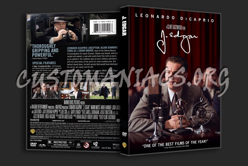J. Edgar dvd cover