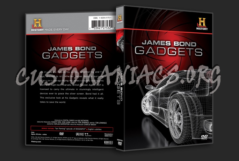 James Bond Gadgets dvd cover