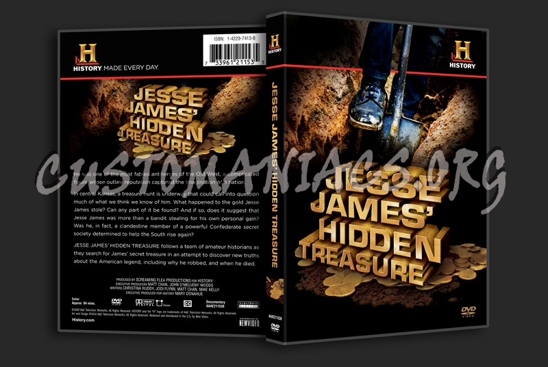 Jesse James' Hidden Treasure dvd cover