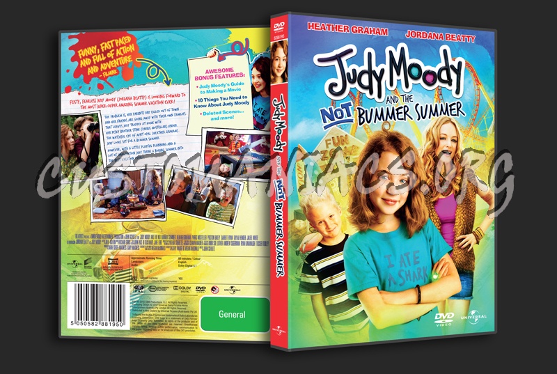 Judy Moody and the Not Bummer Summer dvd cover