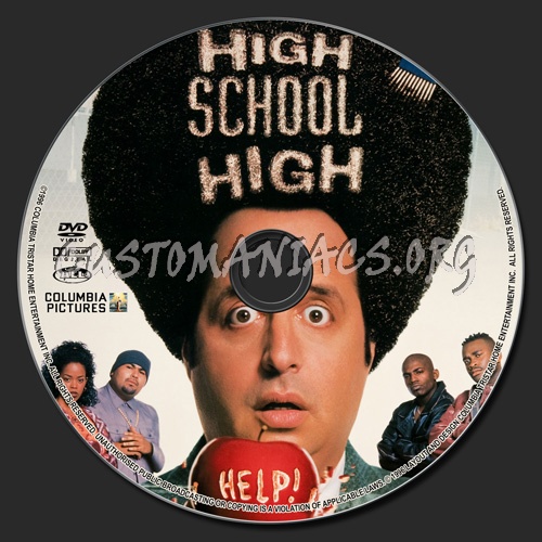 High School High dvd label