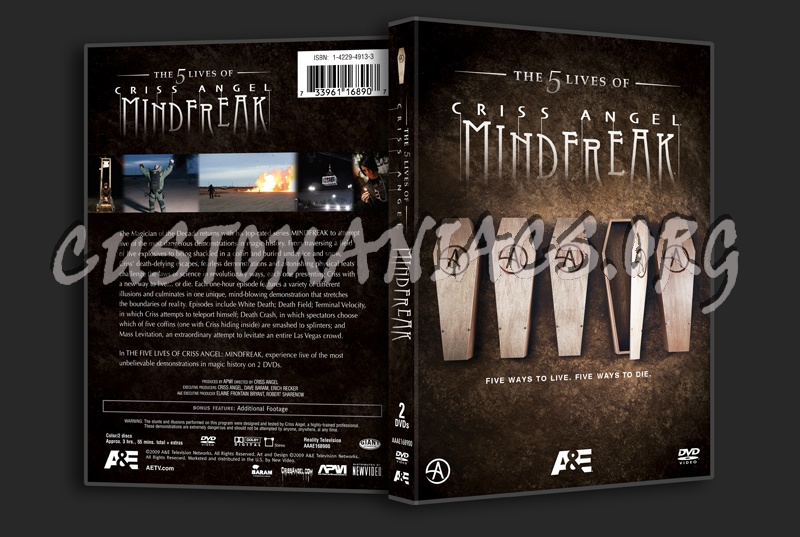 The 5 Lives of Chriss Angel Mindfreak dvd cover