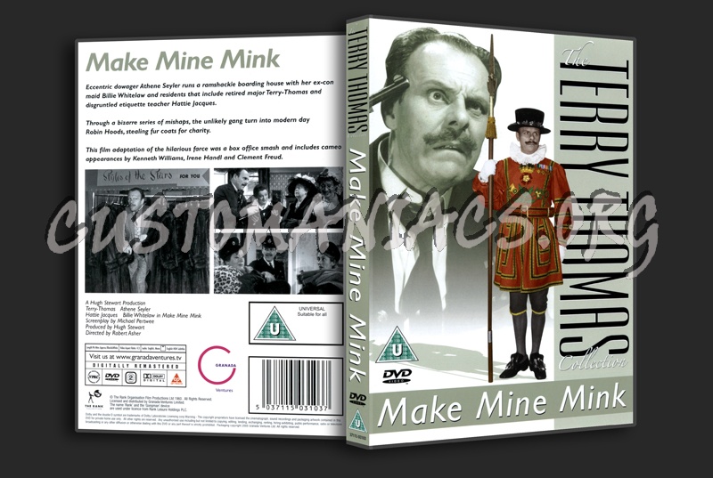 The Terry Thomas Collection Make Mine Mink dvd cover