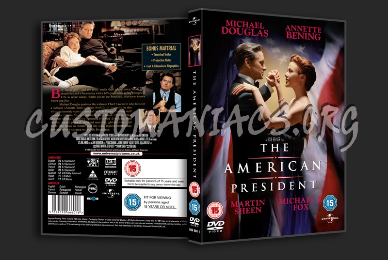 The American President dvd cover