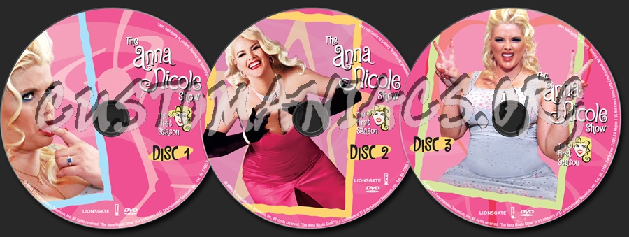 The Anna Nicole Show Season 1 dvd label