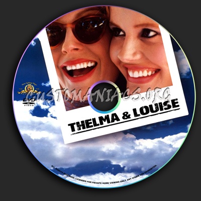 Thelma & Louise dvd label