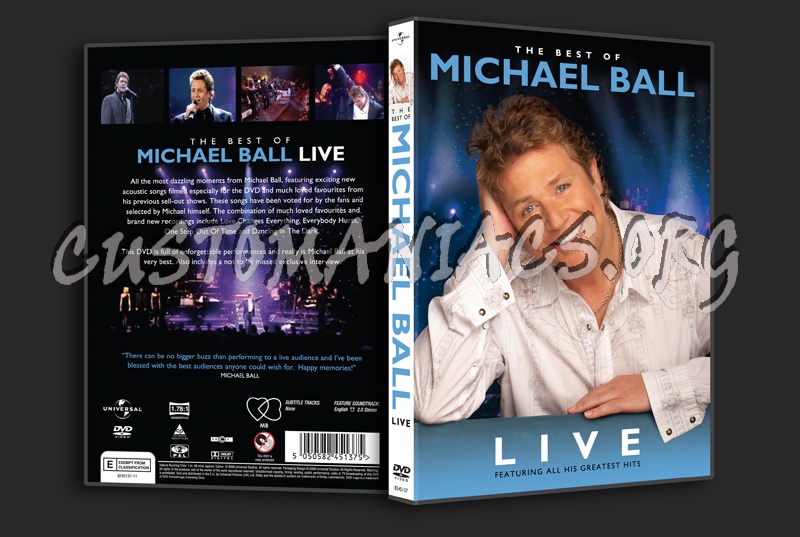 The Best of Michael Ball Live dvd cover