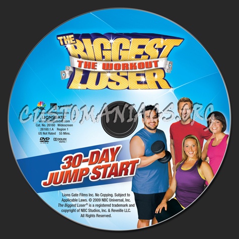 The Biggest Loser 30-Day Jump Start dvd label