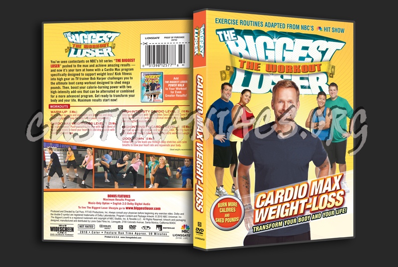 The Biggest Loser Cardio Max Weight-Loss dvd cover