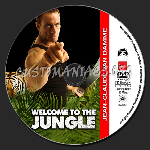 Van Damme Collection - Welcome To The Jungle dvd label