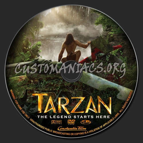 Tarzan 2013 dvd label