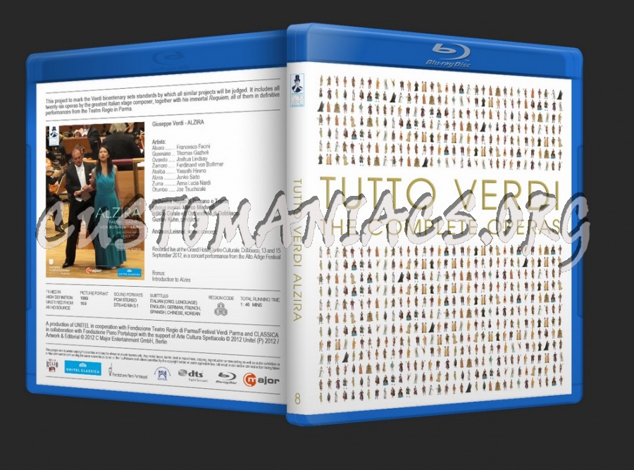 TUTTO VERDI The Complete Operas Covers 6-10 blu-ray cover