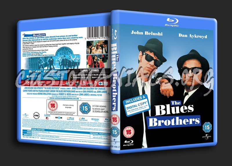 The Blues Brothers blu-ray cover