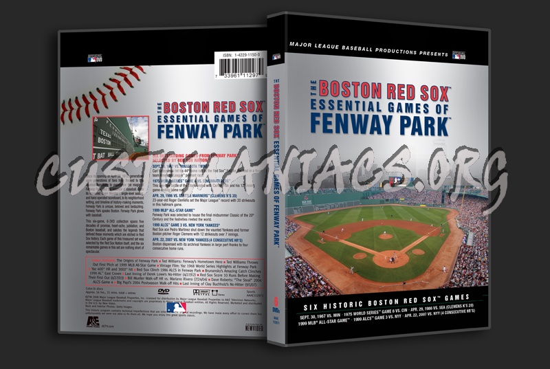 The Boston Red Sox Essential Games of Fenway Park dvd cover