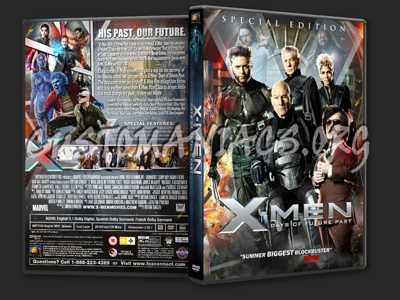 X-Men: Days of Future Past dvd cover