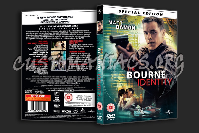 The Bourne Identity dvd cover