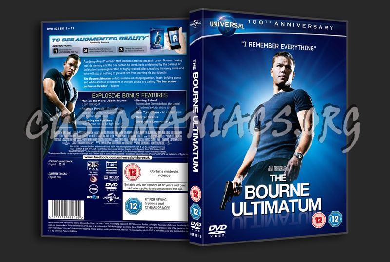 The Bourne Ultimatum dvd cover