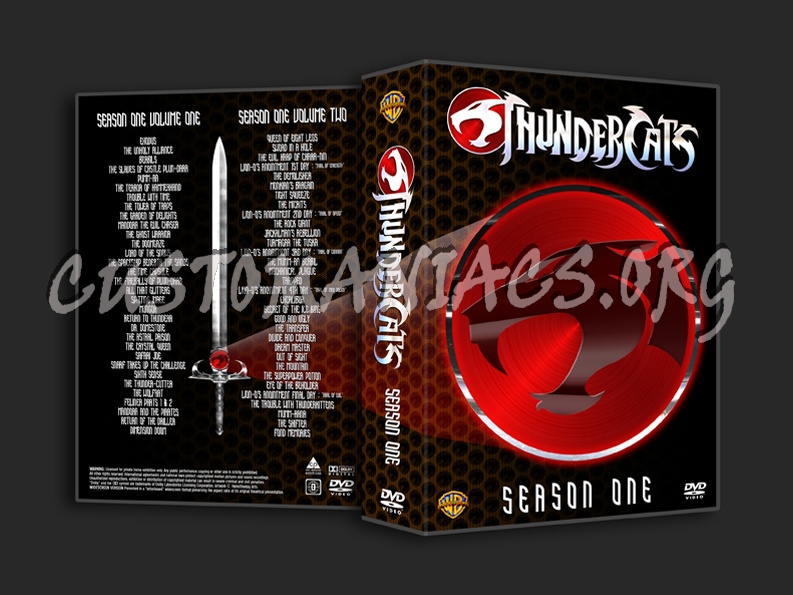 Thundercats Season 1 & 2 - 12 Disc Case Covers dvd cover