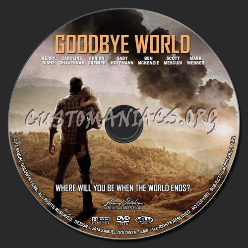 Goodbye World dvd label