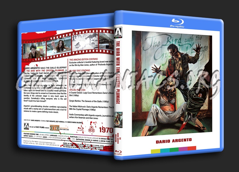The Bird With The Crystal Plumage blu-ray cover