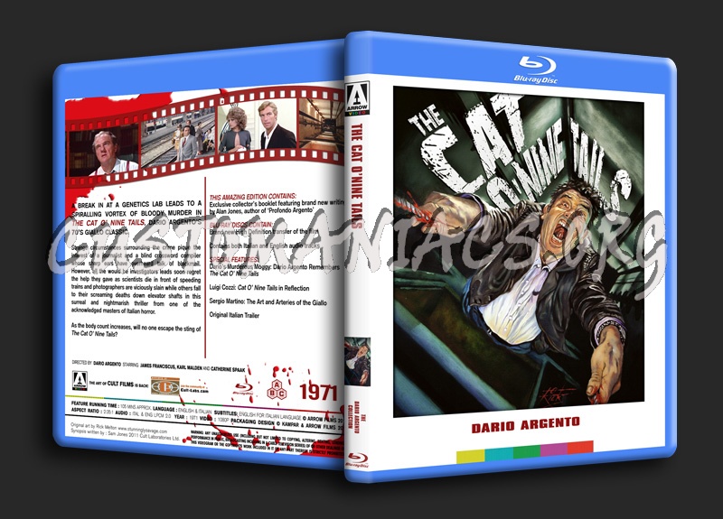 The Cat O'Nine Tails blu-ray cover