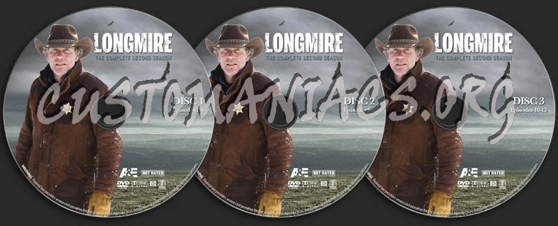 Longmire - Season 2 dvd label