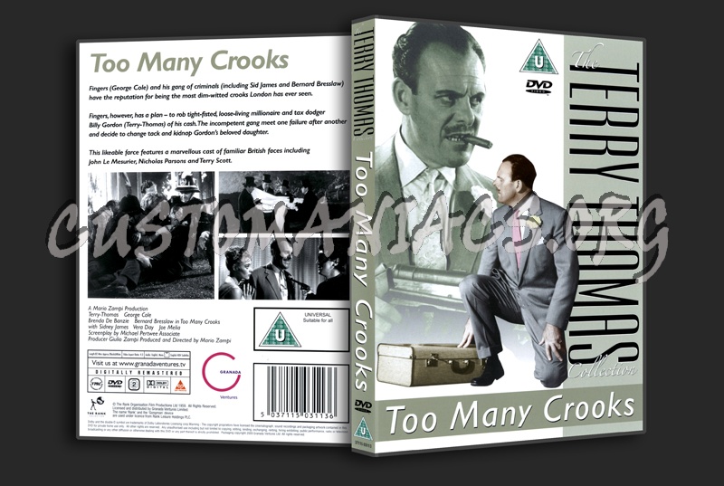 The Terry Thomas Collection Too Many Crooks dvd cover
