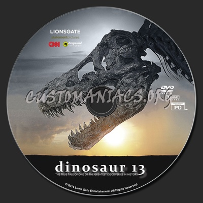 Dinosaur 13 (thirteen) dvd label