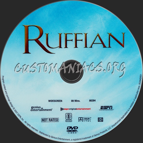 Ruffian dvd label
