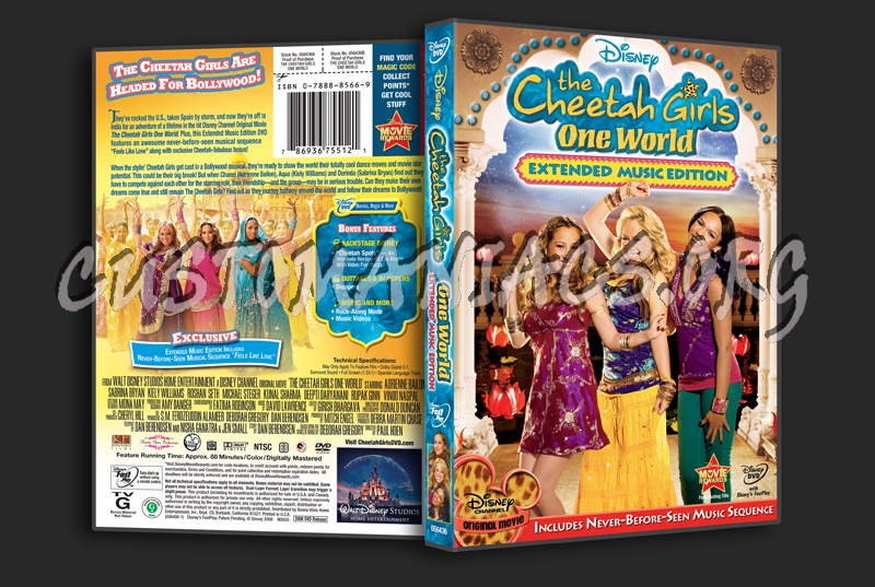 The Cheetah Girls 3 One World dvd cover