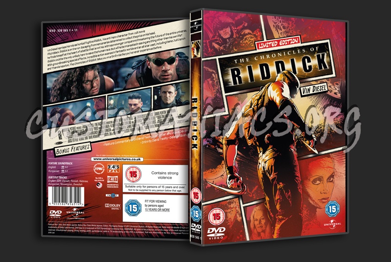The Chronicles of Riddick dvd cover