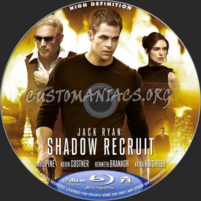 Jack Ryan: Shadow Recruit blu-ray label