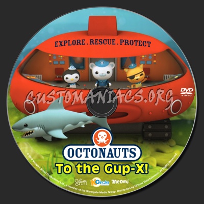 Octonauts To The Gup-X dvd label