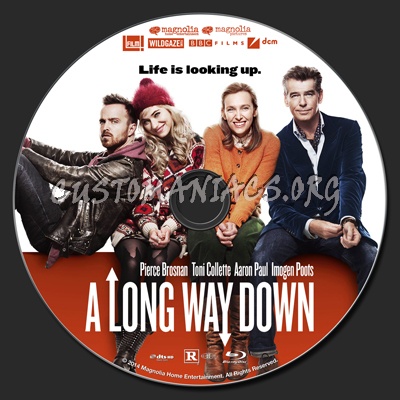 A Long Way Down blu-ray label