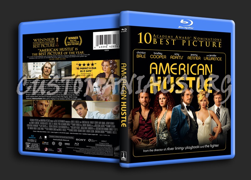 American Hustle blu-ray cover