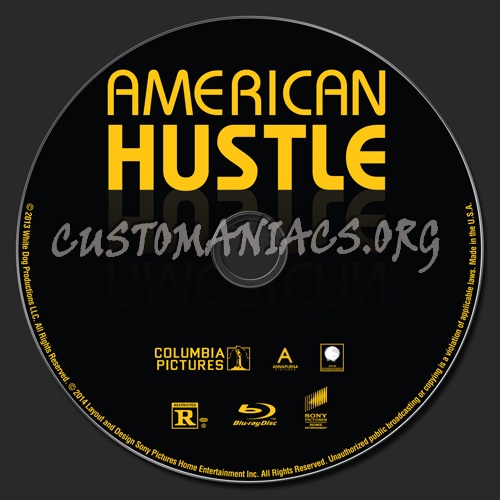 American Hustle blu-ray label