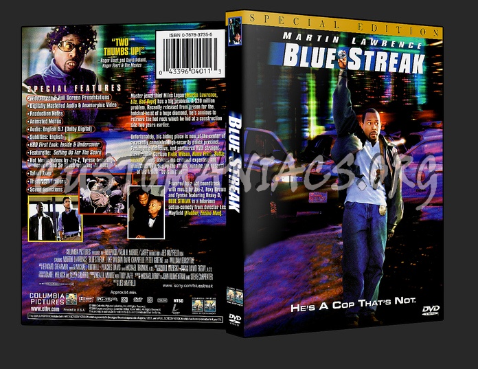Blue Streak dvd cover