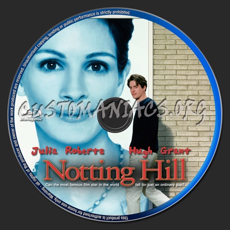 Notting Hill blu-ray label