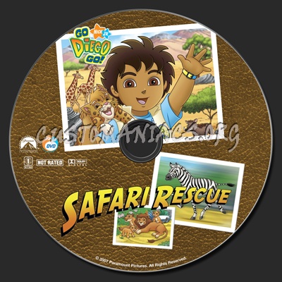 Go Diego Go! Safari Rescue dvd label