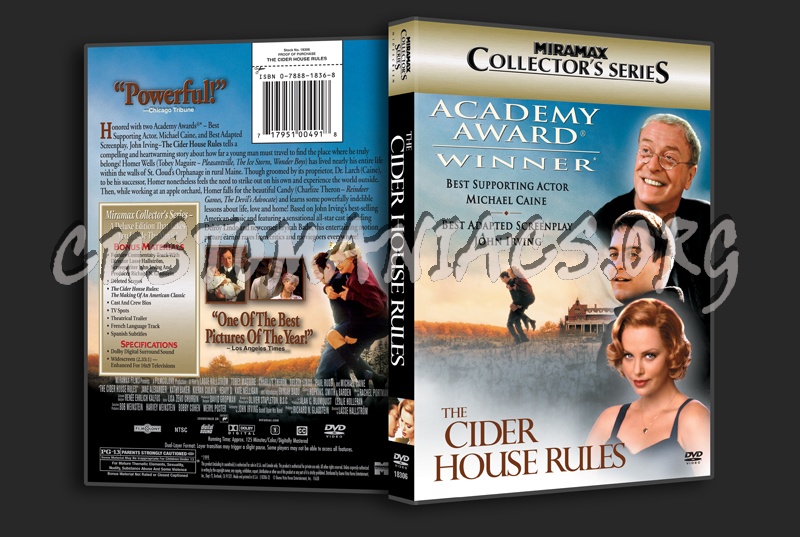 The Cider House Rules dvd cover