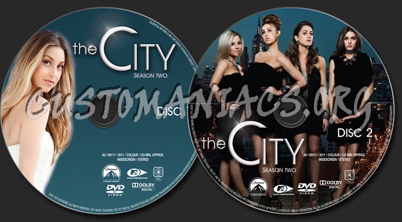 The City Season 2 dvd label