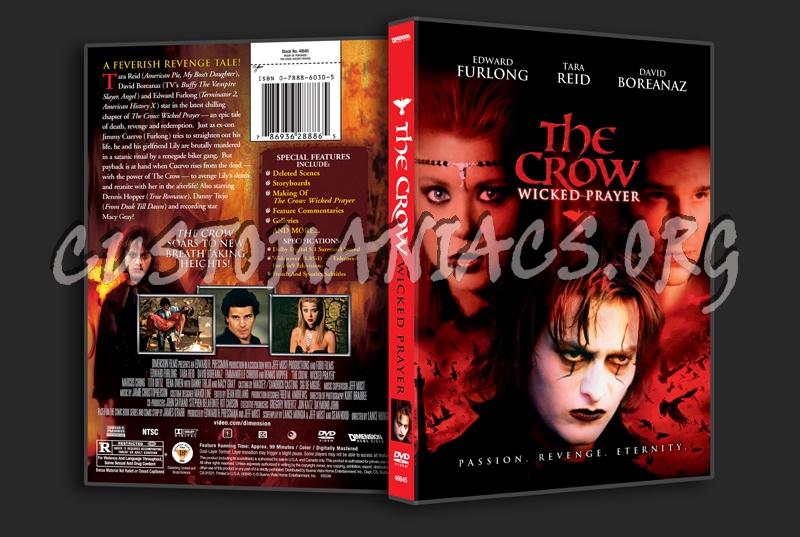 The Crow Wicked Prayer dvd cover